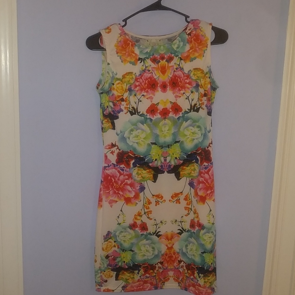 Floral bodycon  dress